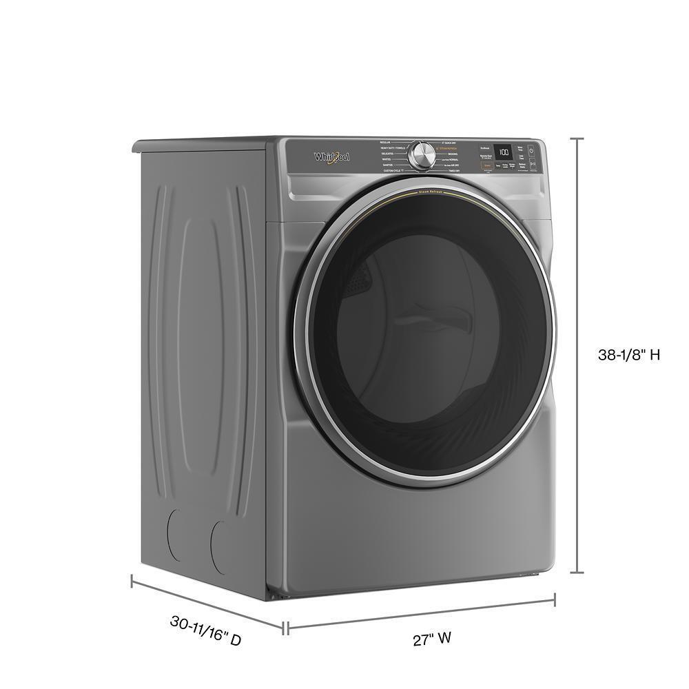 WHIRLPOOL WGD6720RR 7.4 Cu. Ft. Smart Front Load Energy Star Gas Dryer With Steam CA...