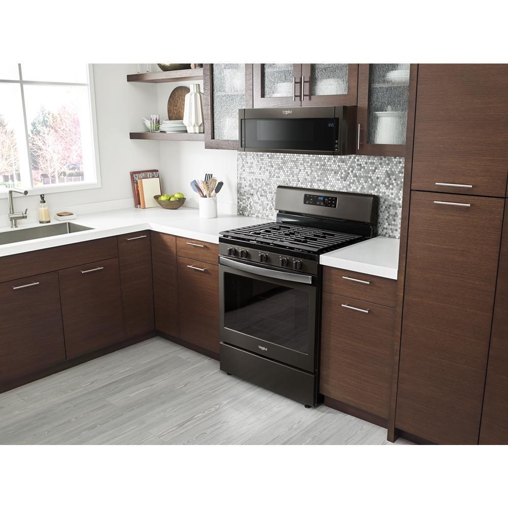 WHIRLPOOL WML75011HV Whirlpool 1.1 Cu. Ft. Low Profile Microwave Hood - Black Stainless