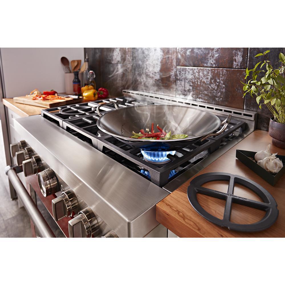 KITCHENAID KFGC506JSC Kitchenaid 36'' Smart Commercial-style Gas Range With 6 Burners ...