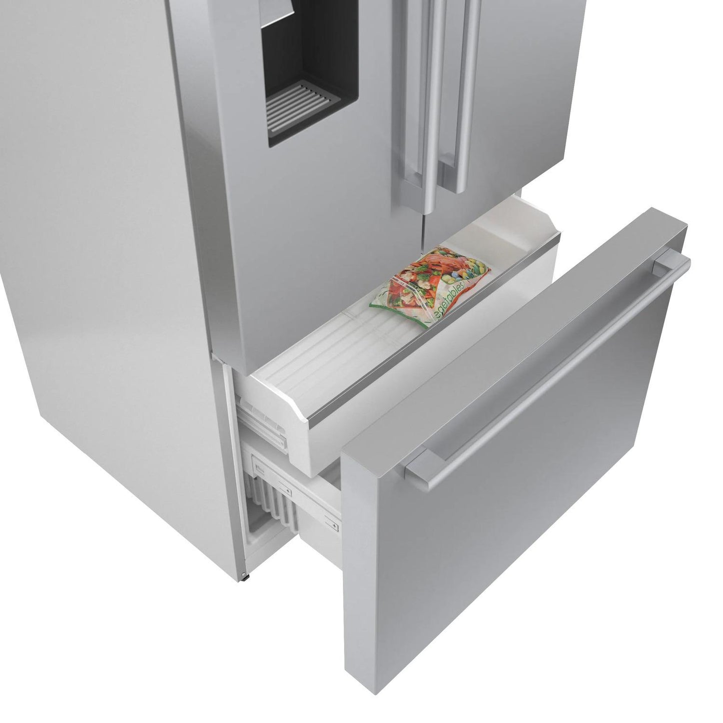 BOSCH B36CD50SNS 500 Series French Door Bottom Mount Refrigerator 36'' Easy Clean ST...