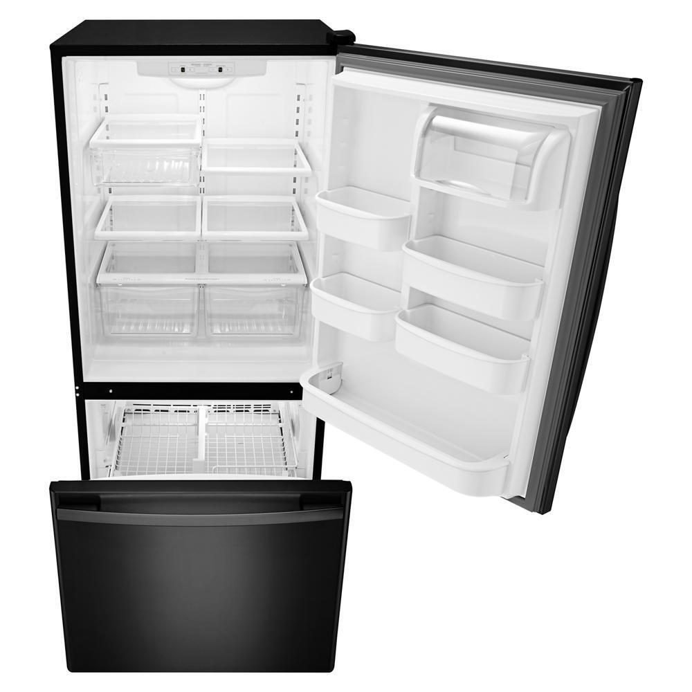 AMANA ABB1924BRB 18.5 Cu. Ft. Energy Star Qualified Bottom-freezer Refrigerator -...