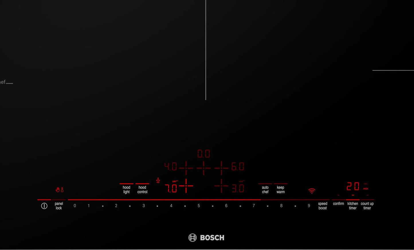 BOSCH NIT8660UC 800 Series Induction Cooktop 36'' Black, Surface Mount Without FRAM...