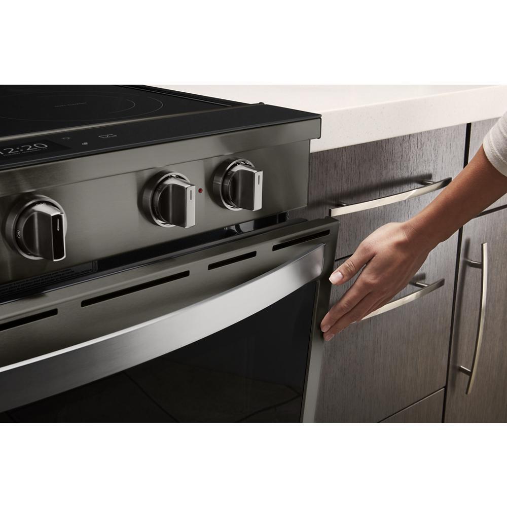 WHIRLPOOL WEE750H0HV Whirlpool 30-inch,6.4 Cu Ft, Electric Slide-in Range With 5 ELEMENT...