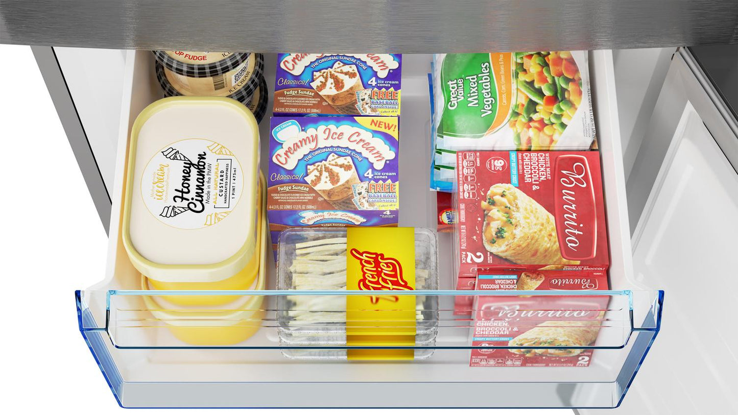 SHARP SJB1255GS Sharp 24 In. Bottom-freezer Counter-depth Refrigerator