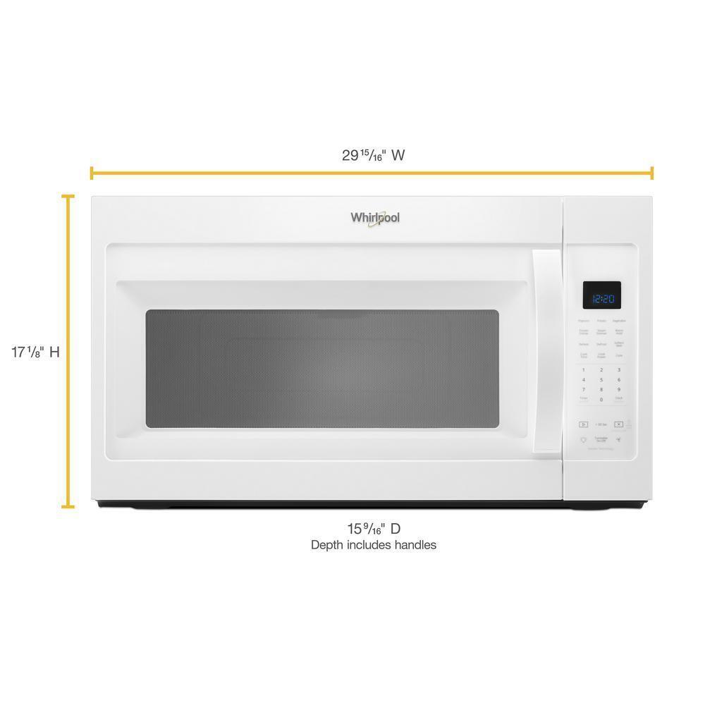 WHIRLPOOL WMH32519HW Whirlpool 1.9 Cu. Ft. Capacity Steam Microwave With Sensor COOKI...