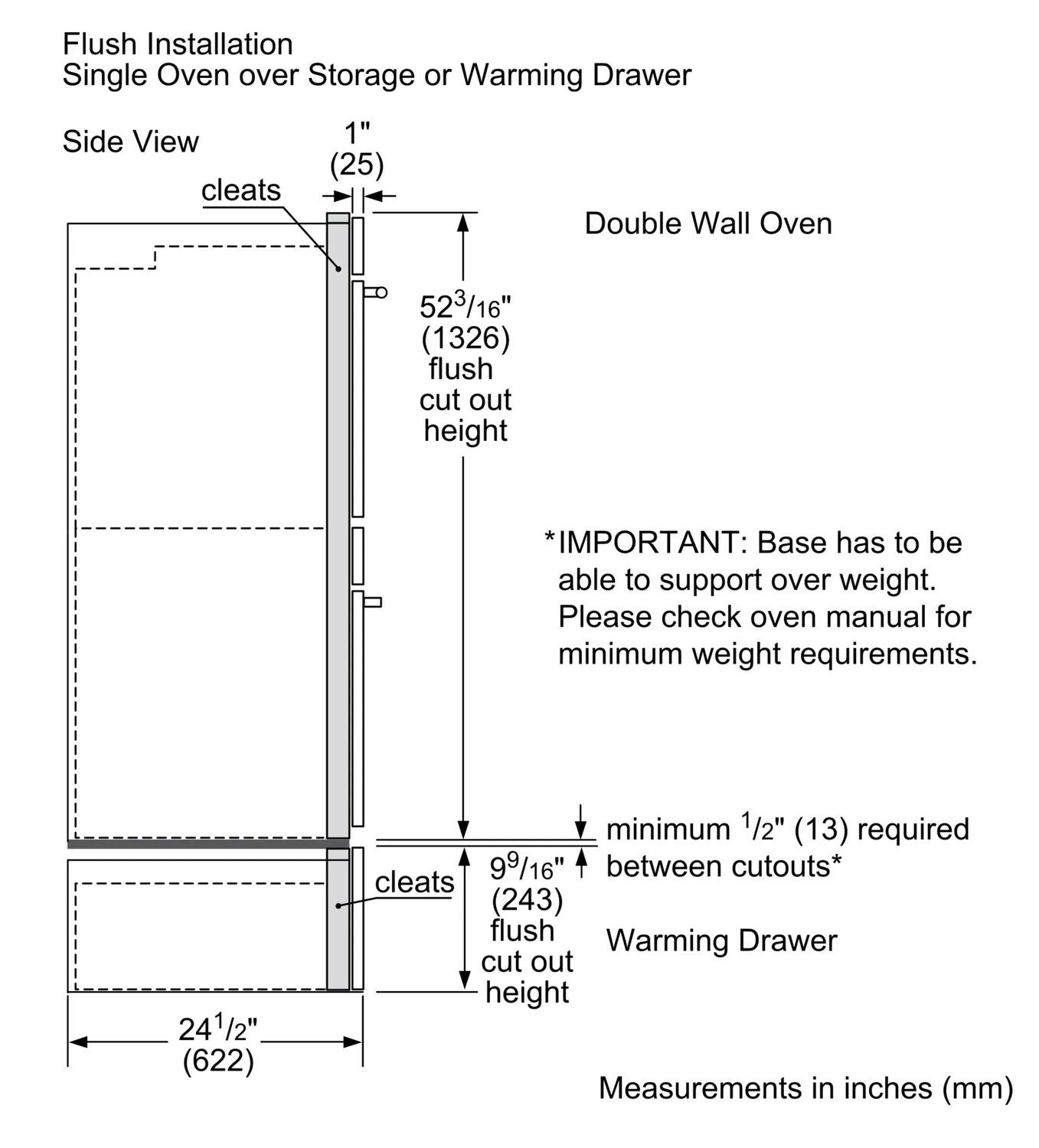 BOSCH HBL5551UC Bosch 30"" Double Wall Oven 500 Series - Stainless Steel