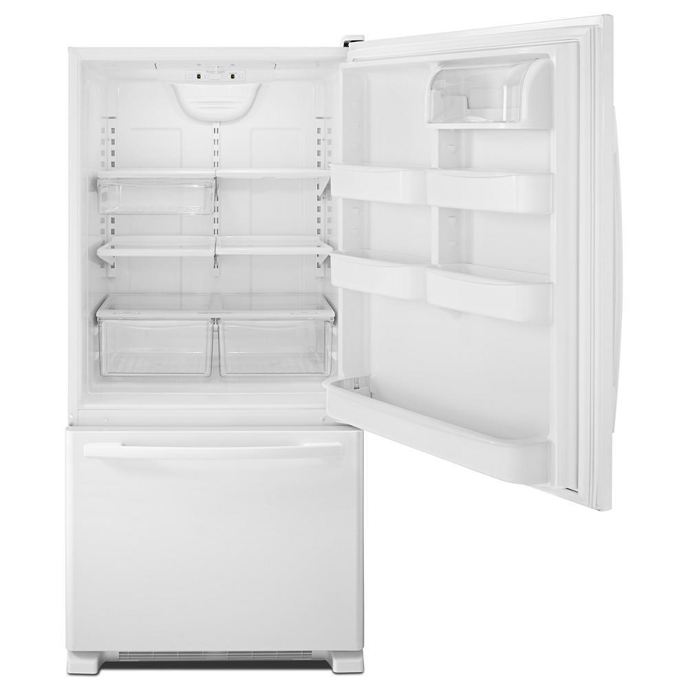 AMANA ABB2224BRW 21.9 Cu. Ft. Energy Star Qualified Bottom-freezer Refrigerator -...
