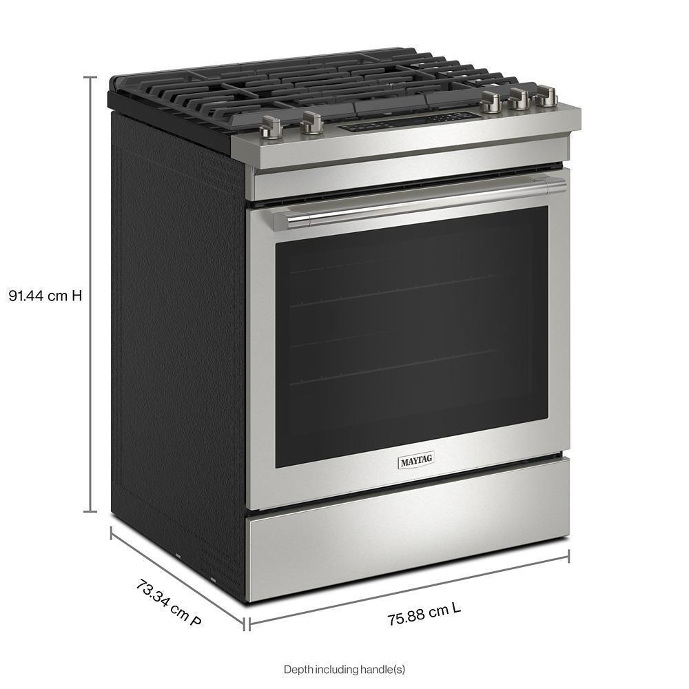 MAYTAG MGS8800PZ Maytag 30-inch Wide Slide-in Gas Range With Air Fry - 5.8 Cu. Ft.