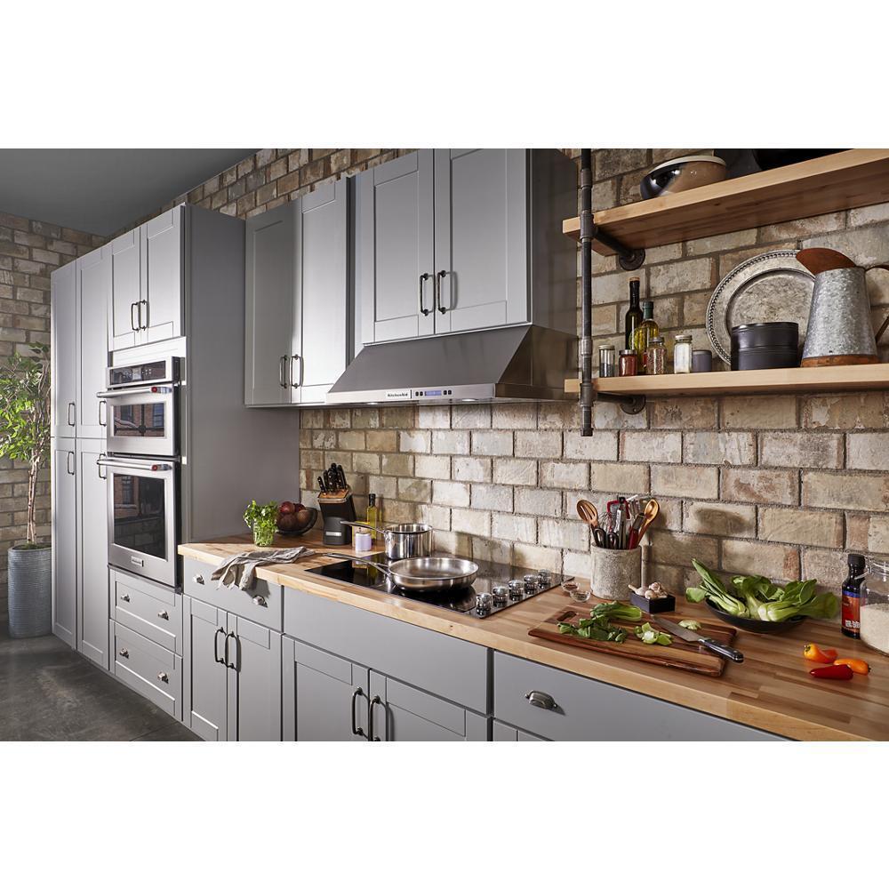 KITCHENAID KCES550HBL 30"" Electric Cooktop With 5 Elements and Knob Controls - Black