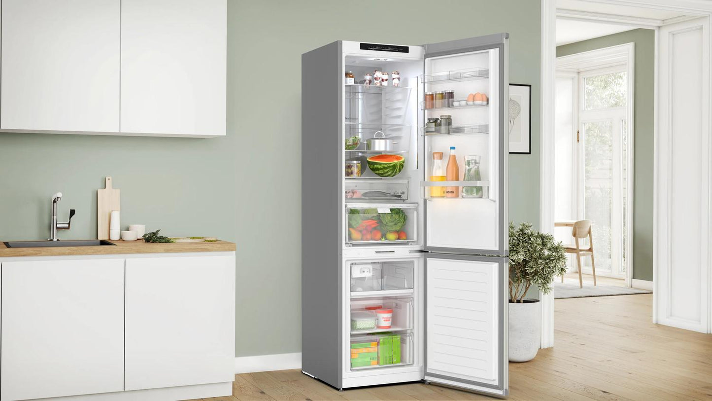 BOSCH B24CB80ESS 800 Series Freestanding Bottom Freezer Refrigerator 24"" Easy Clean ...