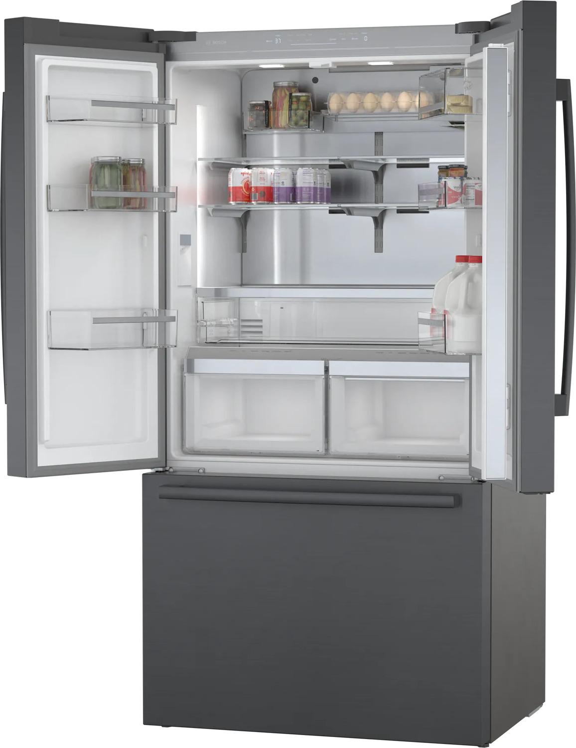 BOSCH B36CT80SNB Bosch French Door Bottom Mount Black Stainless Steel