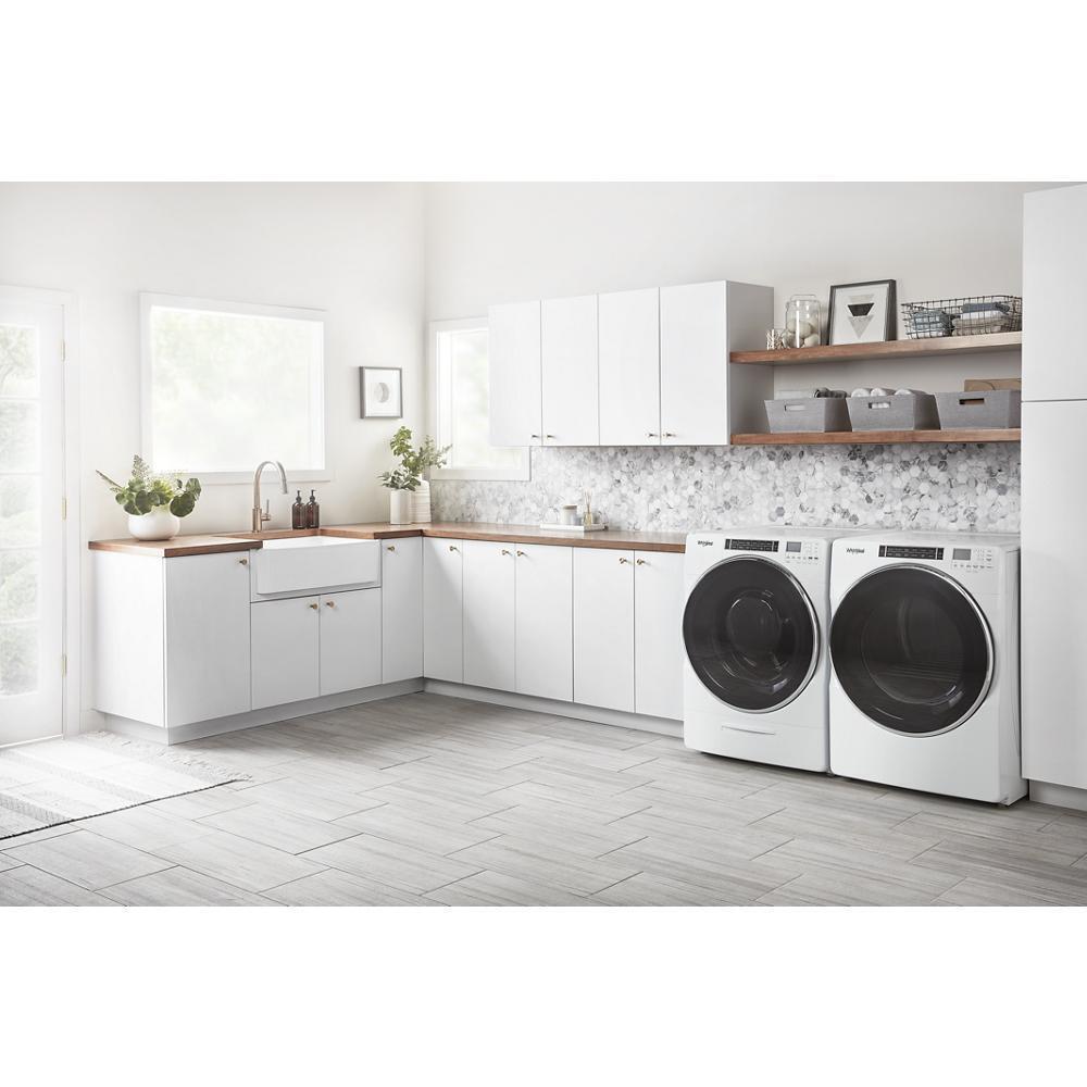 WHIRLPOOL WED8620HW Whirlpool 7.4 CU.FT Front Load Electric Dryer With Intiutitive T...