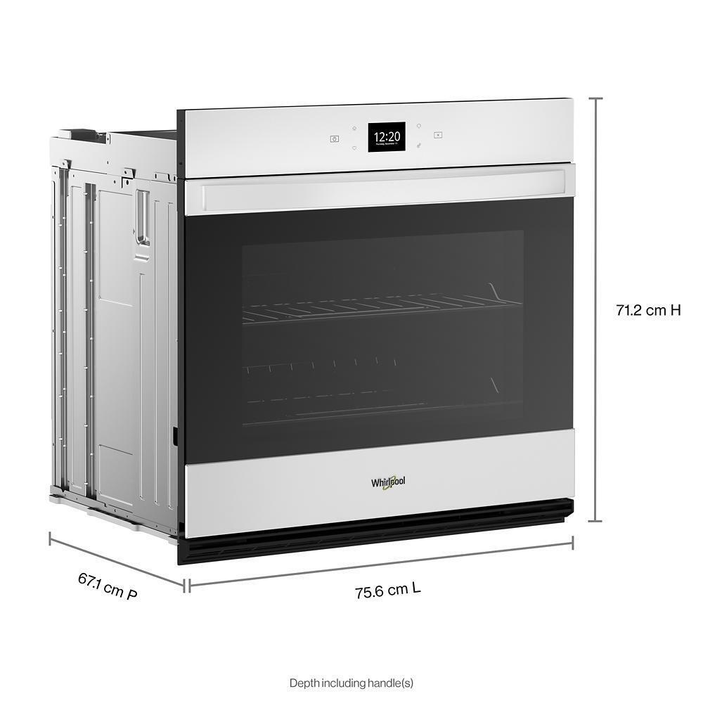 WHIRLPOOL WOES5030LW 
5.0 Cu. Ft. Single Wall Oven With Air Fry When Connected