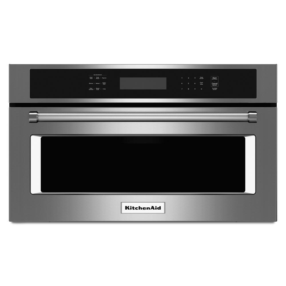 KITCHENAID KMBP107ESS 27"" Built In Microwave Oven With Convection Cooking - Stainless Steel