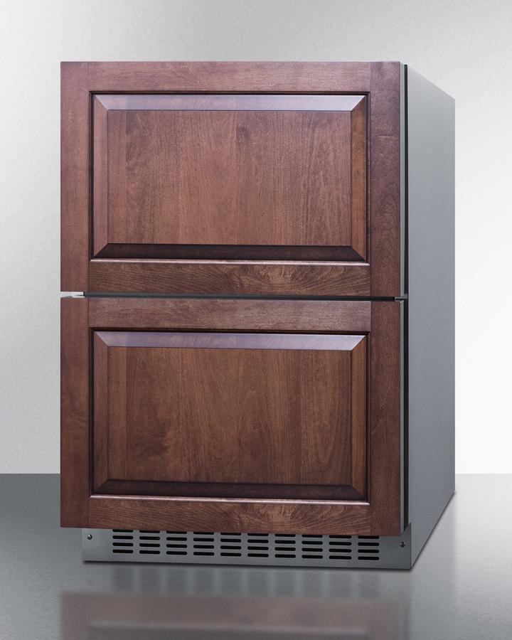 SUMMIT SPRF34D Summit 24"" Wide 2-drawer Refrigerator-freezer