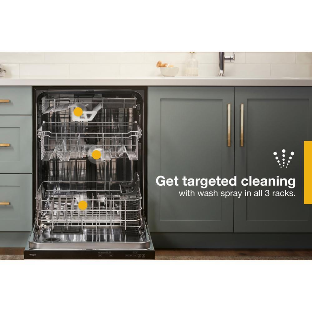 WHIRLPOOL WDTS7024RZ Eco Series Quiet Dishwasher With A Washing 3rd Rack & Water REPELLE...