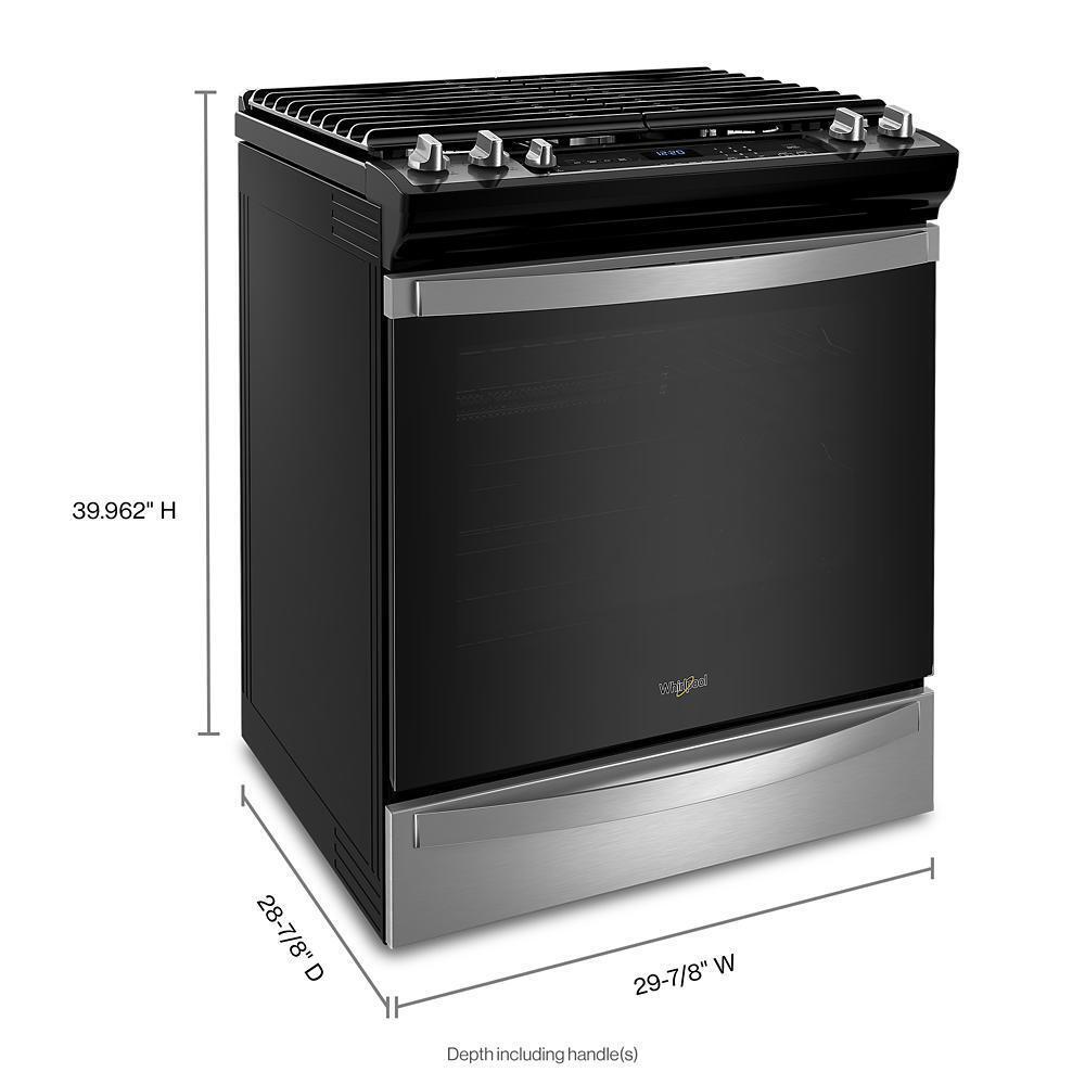 WHIRLPOOL WEG745H0LZ 5.8 Cu. Ft. Whirlpool Gas 7-in-1 Air Fry Oven