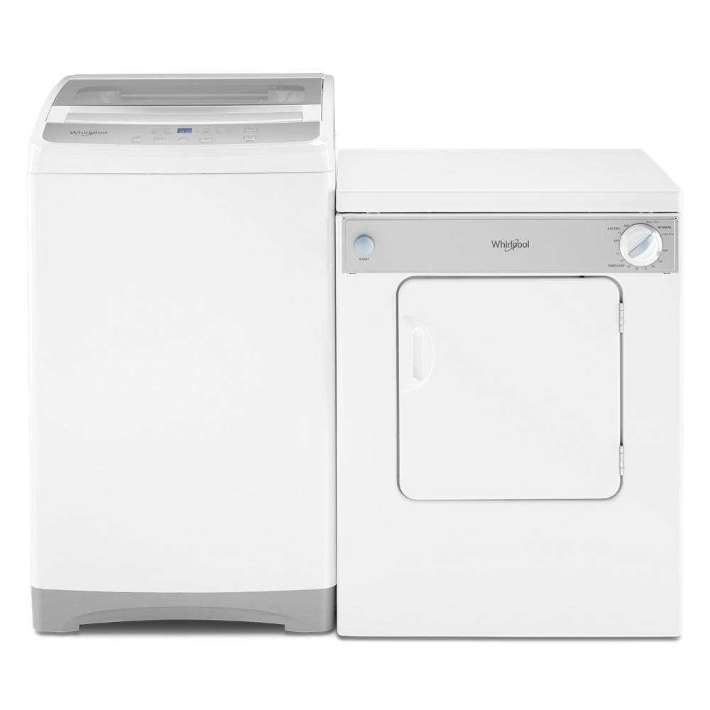 WHIRLPOOL WTW2000HW 1.6 Cu. Ft. Compact Top Load Washer With Flexible Installation