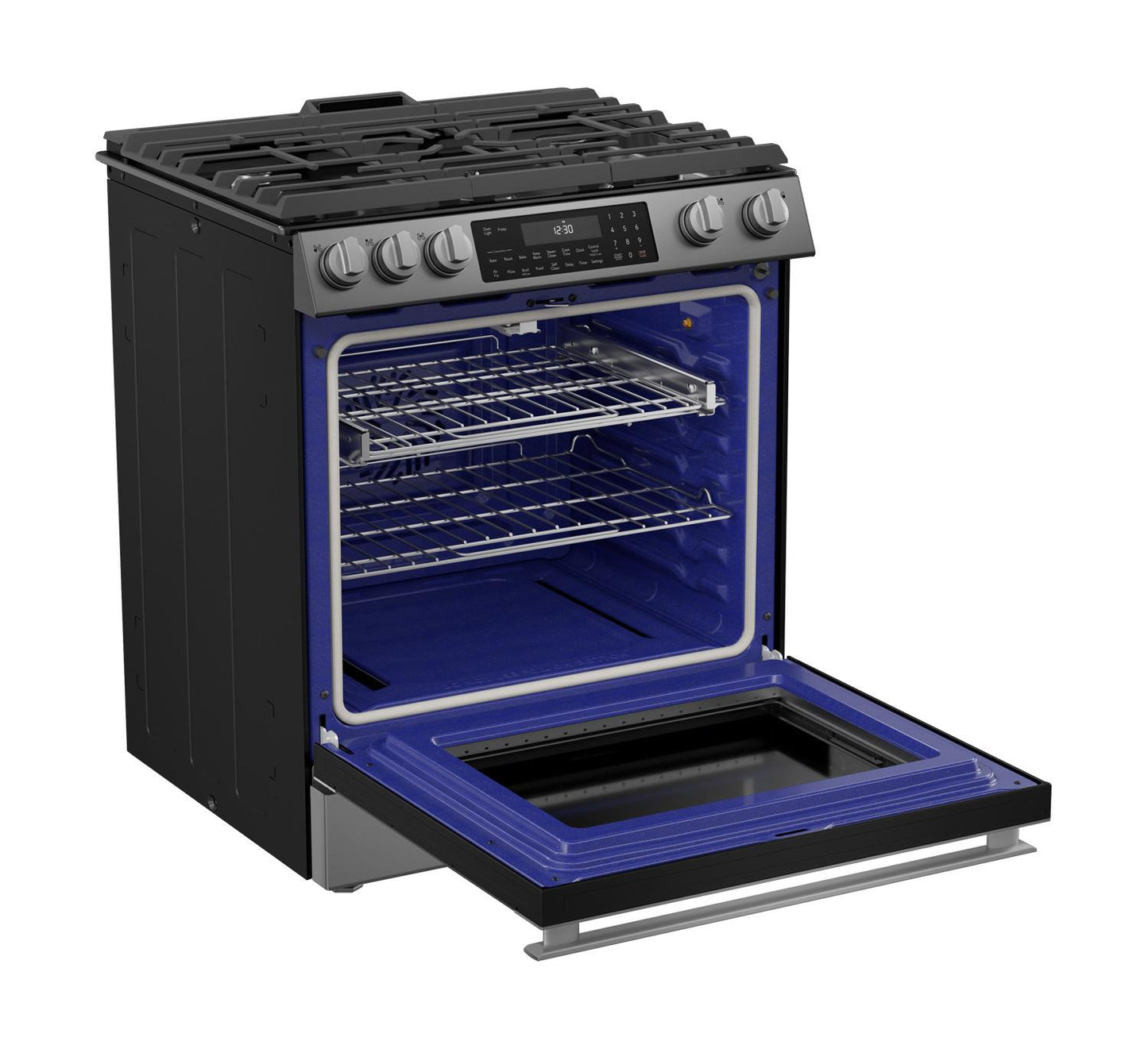 SHARP SSG3065JS Sharp 30 In. Gas Convection Slide-in Range With Air Fry