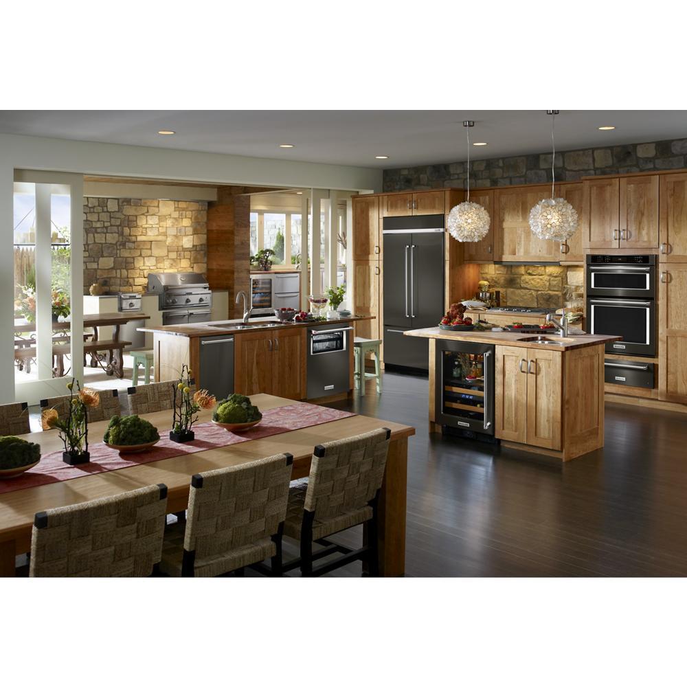 KITCHENAID KBFN502EBS Black-on-stainless Kitchenaid 24.2 Cu. Ft. 42"" Width Built-in ST...