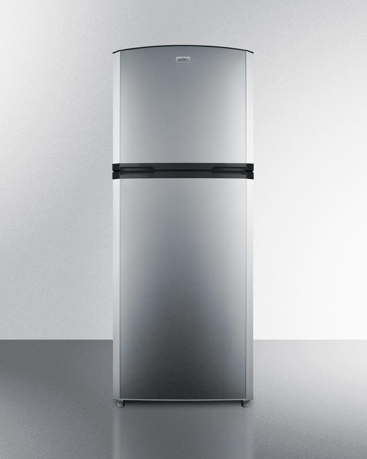 SUMMIT FF1427SSIM Counter Depth Frost-free Refrigerator-freezer With A 26"" Footprint, ...