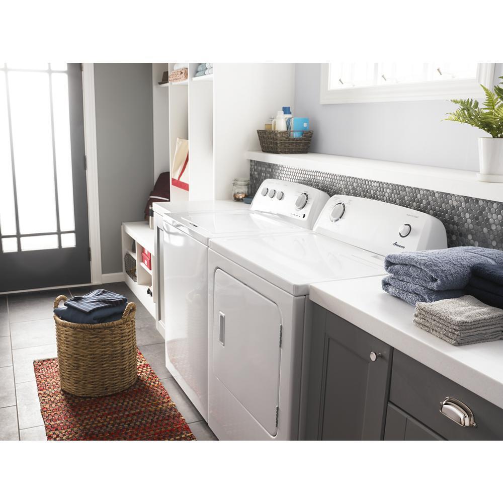 AMANA NGD4655EW 6.5 Cu. Ft. Top-load Gas Dryer With Automatic Dryness Control - White