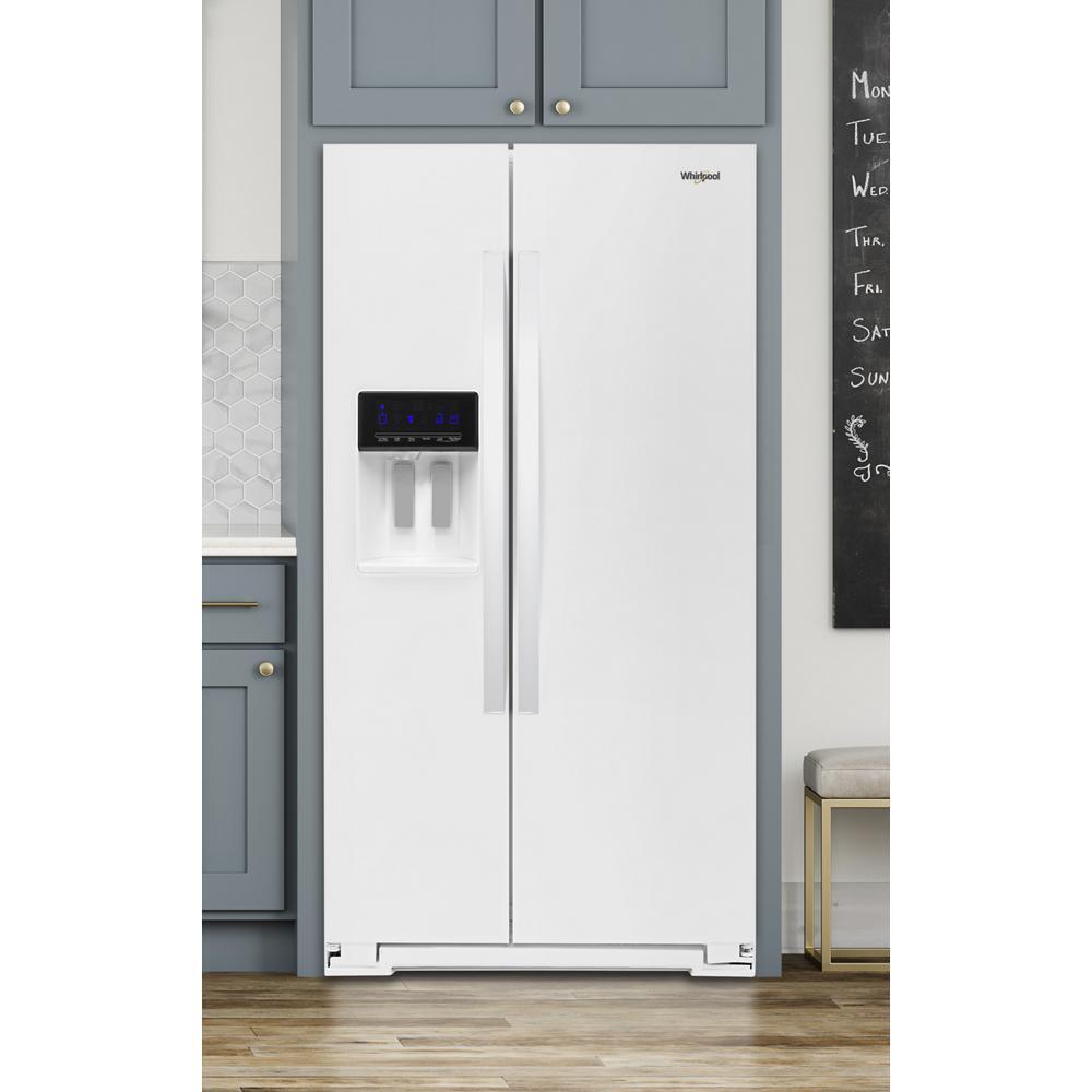 WHIRLPOOL WRS571CIHW Whirlpool 36-inch Wide Counter Depth Side-by-side Refrigerator -...