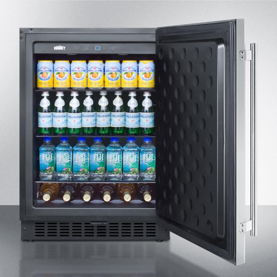SUMMIT SPR627OS Outdoor All-refrigerator for Built-in Use, With Lock, Digital THERM...