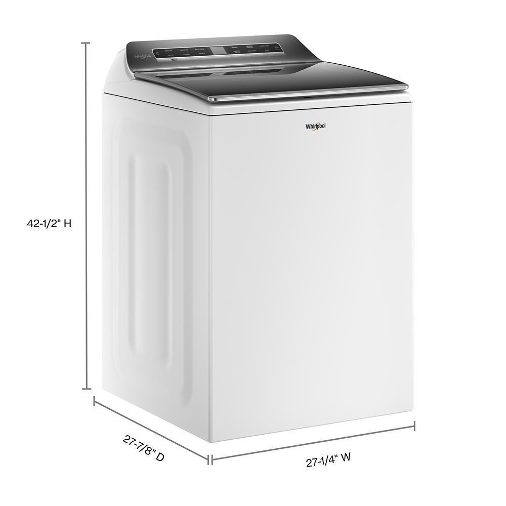 WHIRLPOOL WTW8127LW 5.2 - 5.3 Cu. Ft. Top Load Washer With 2 In 1 Removable Agitator