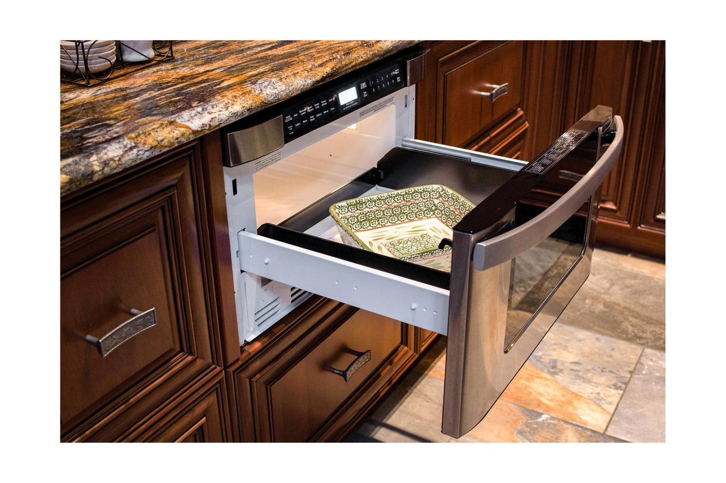 SHARP KB6524PSY 24 In. 1.2 Cu. Ft. 950w Sharp Easy Open Stainless Steel Microwave D...