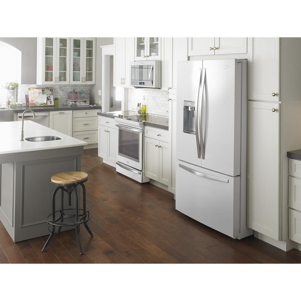 WHIRLPOOL WVW75UC6DS Stainless Steel Whirlpool 36 Inch Convertible Glass Kitchen RANG...