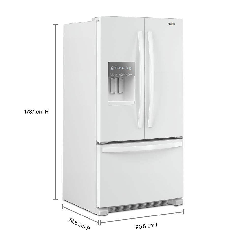 WHIRLPOOL WRFF3436RW Whirlpool 36-inch Wide French Door Bottom Mount Refrigerator
