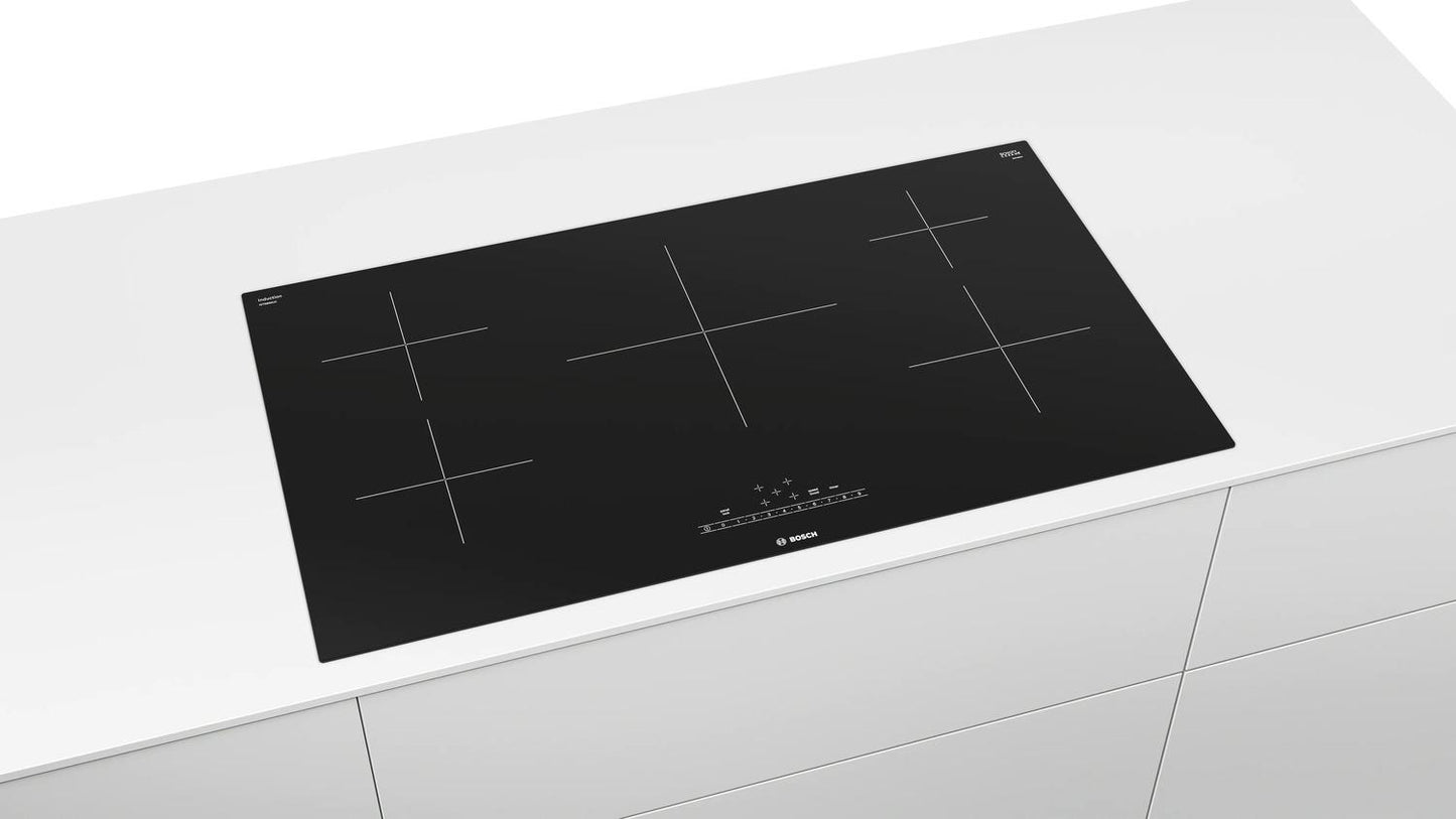 BOSCH NIT5660UC 500 Series Induction Cooktop 36'' Black, Surface Mount Without FRAM...