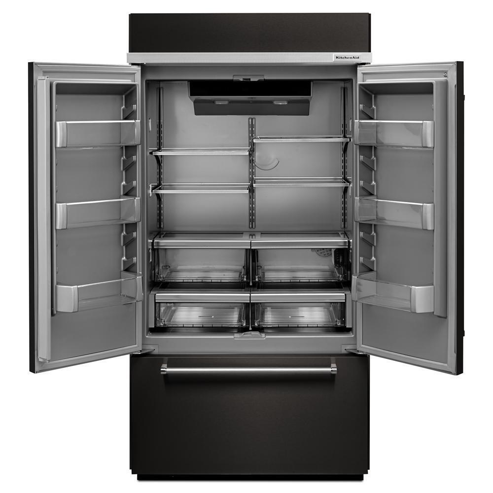 KITCHENAID KBFN502EBS Black-on-stainless Kitchenaid 24.2 Cu. Ft. 42"" Width Built-in ST...