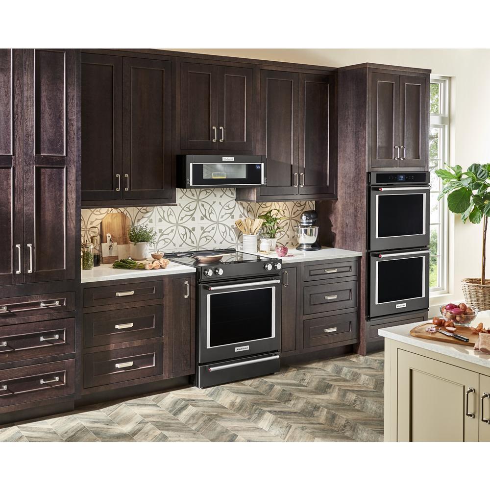 KITCHENAID KMLS311HBS 1000-watt Low Profile Microwave Hood Combination - Black Stainless