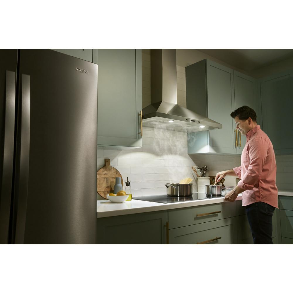 WHIRLPOOL WVW93UC0LZ 30"" Chimney Wall Mount Range Hood With Dishwasher-safe Grease Filters