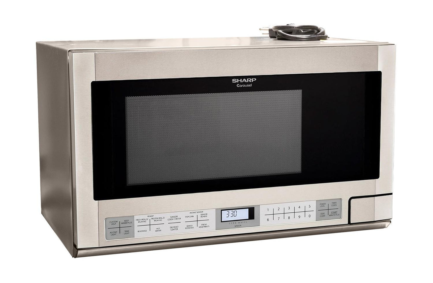 SHARP R1214TY Sharp Carousel Over-the-counter Microwave Oven 1.5 Cu. Ft. 1100w ST...