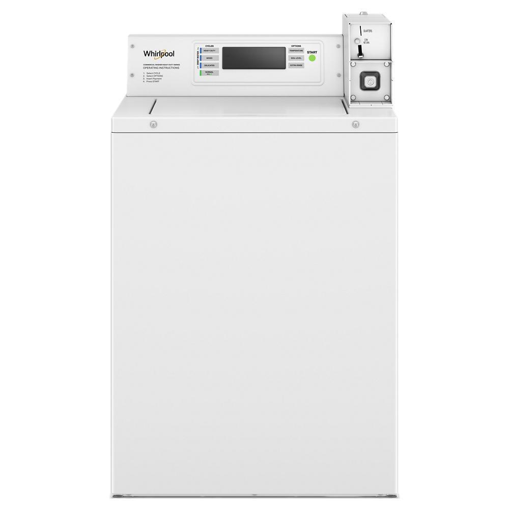 WHIRLPOOL CAE2779JQ Commercial Top-load Washer With Factory-installed Coin Drop and COI...