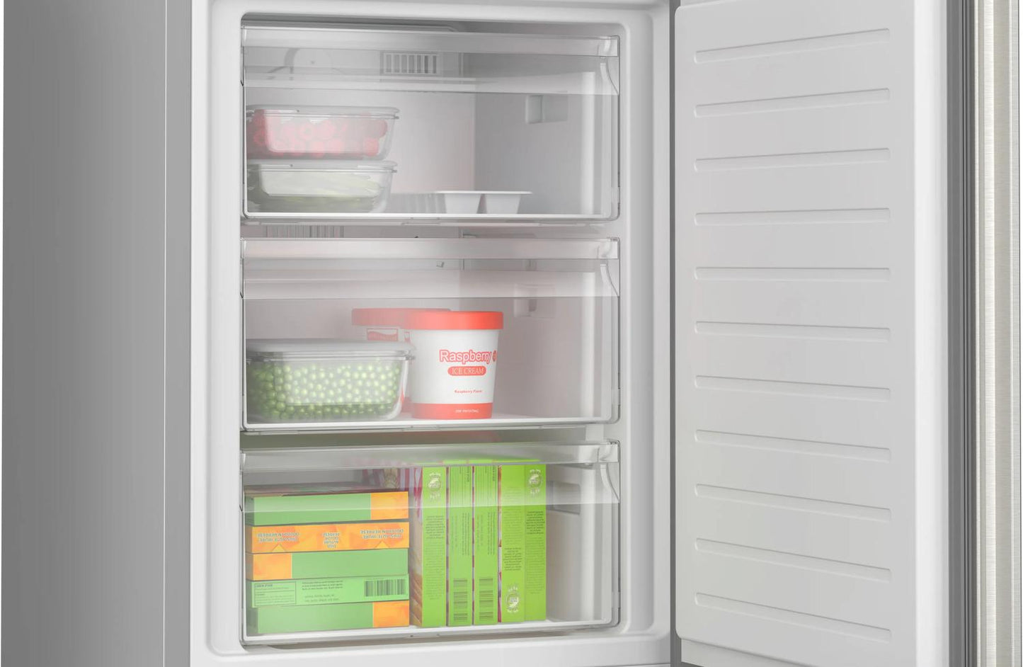 BOSCH B24CB50ESS 500 Series Freestanding Bottom Freezer Refrigerator 24"" Easy Clean ...