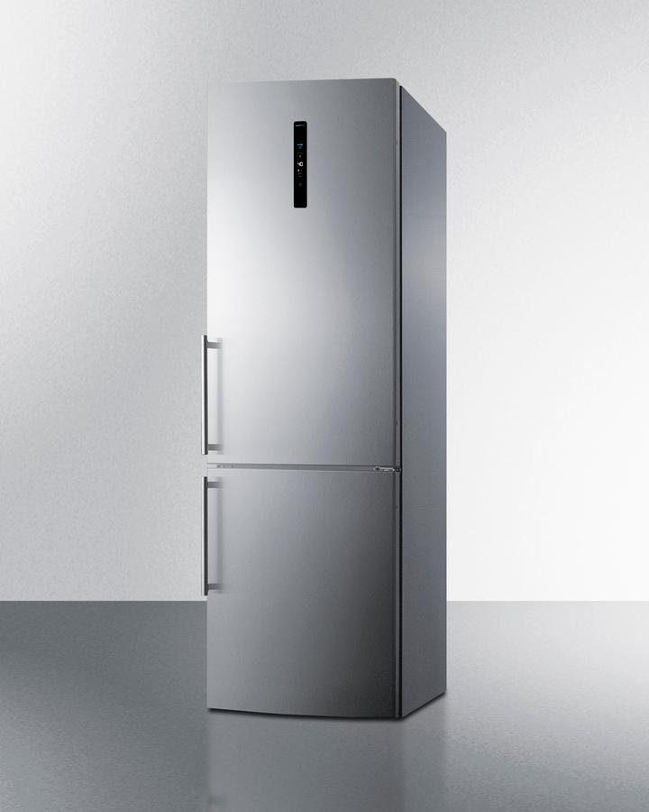 SUMMIT FFBF249SS2 Summit 24"" Wide Bottom Freezer Refrigerator