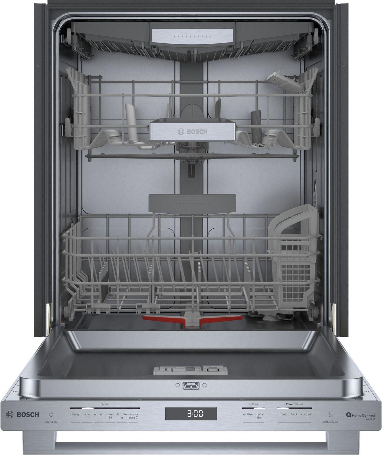 BOSCH SHX78CM5N Bosch 800 Series Dishwasher 24"" Stainless Steel
