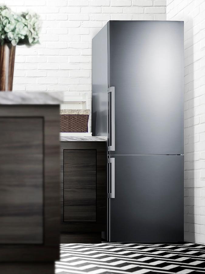 SUMMIT FFBF283SS Summit 28"" Wide Bottom Freezer Refrigerator