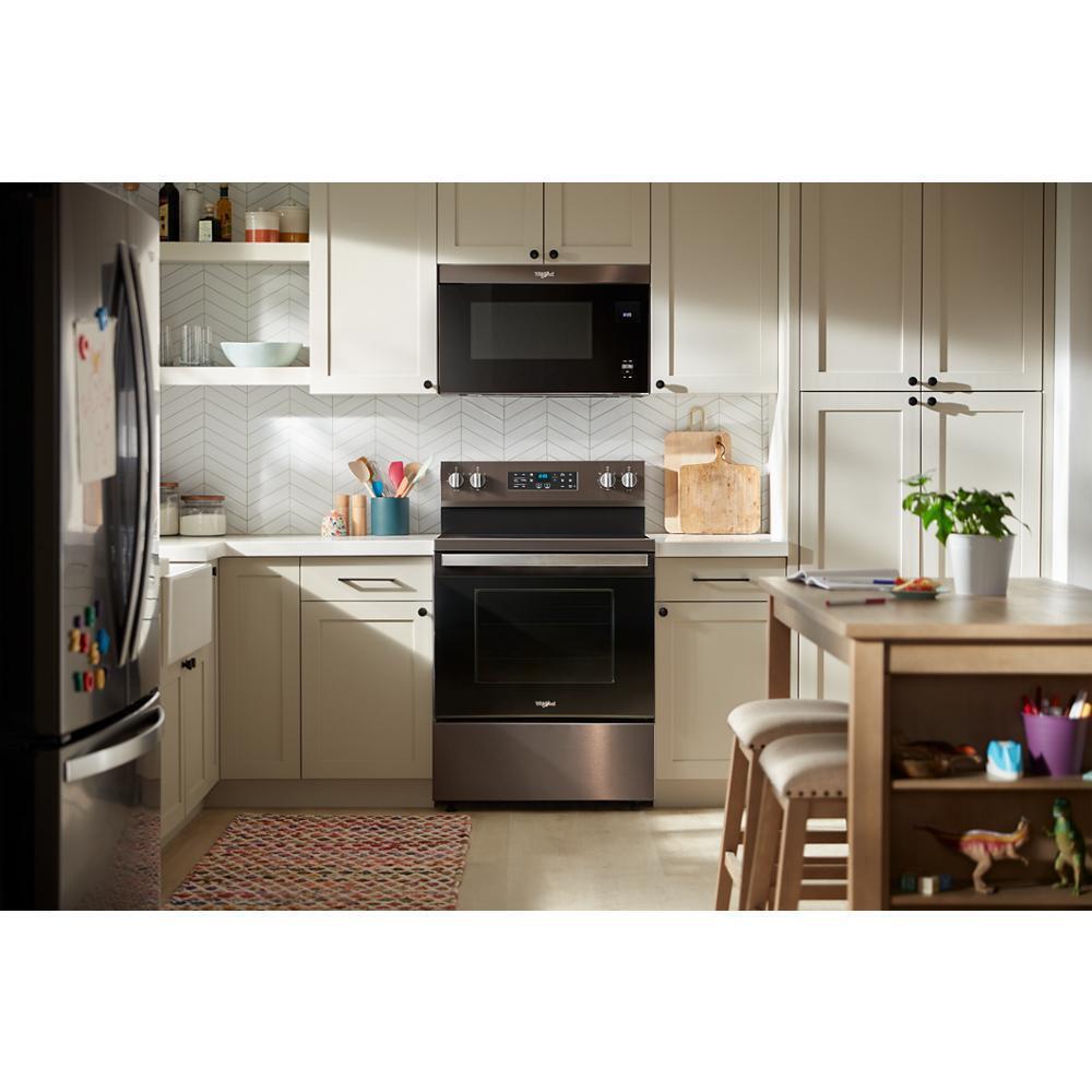 WHIRLPOOL WMMF5930PV 1.1 Cu. Ft. Flush Mount Microwave With Turntable-free Design
