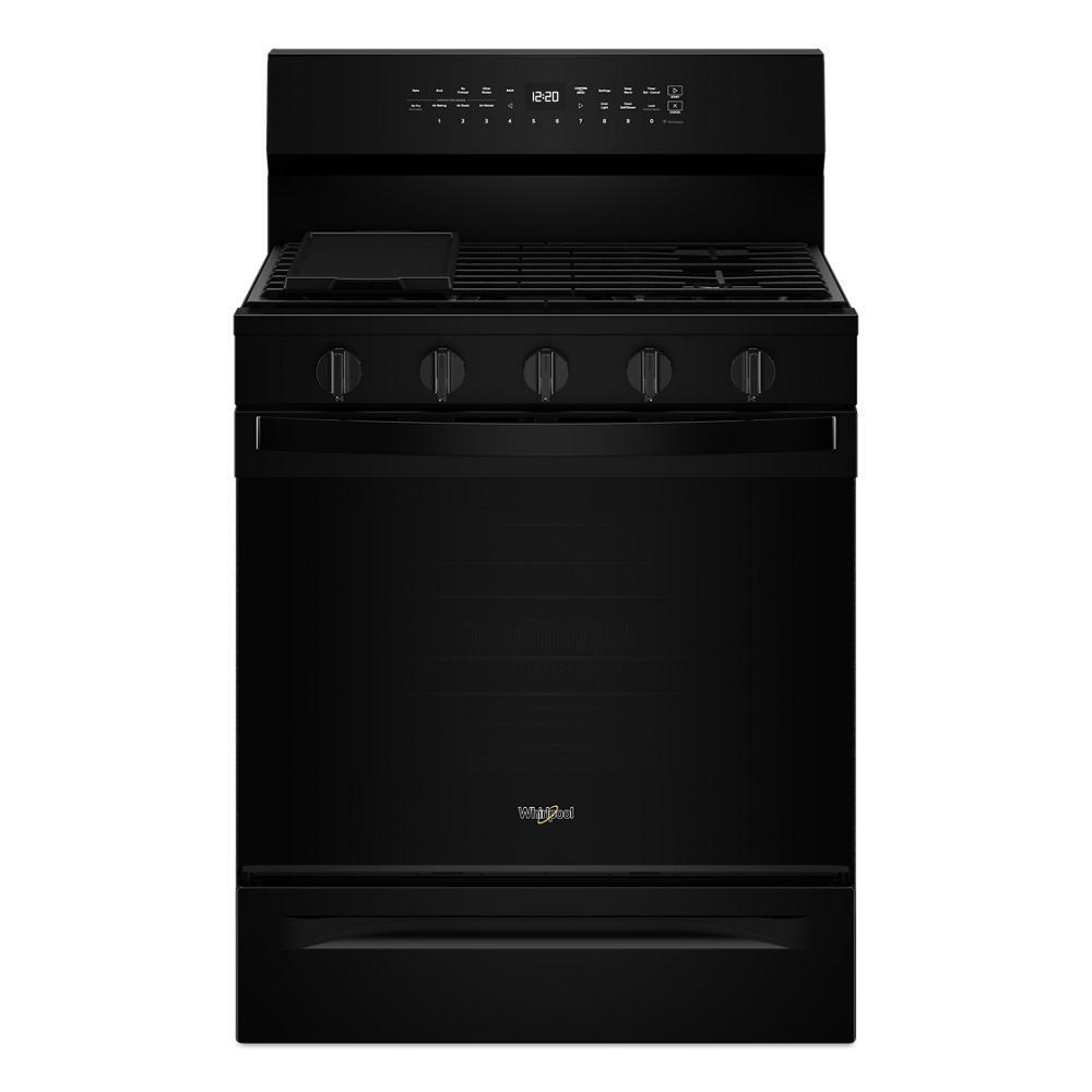 WHIRLPOOL WFGS7530RB 30-inch Smart Gas Range With Air Cooking Technology, Steam/self CLE...