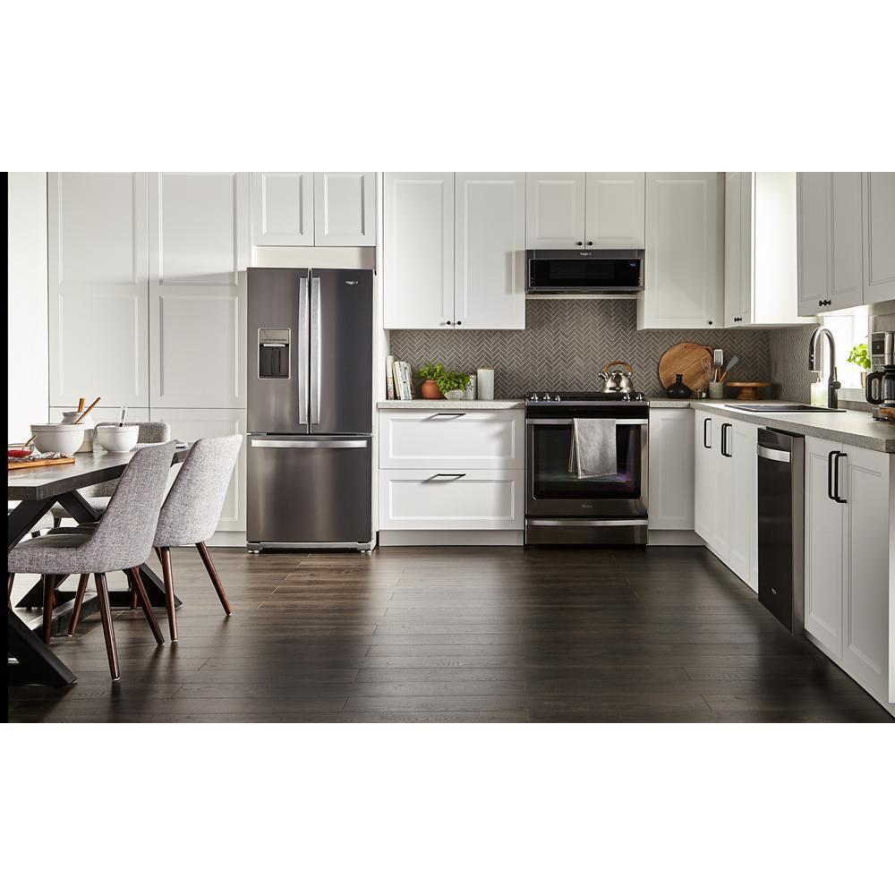 WHIRLPOOL WRF560SEHZ Whirlpool 30-inch Wide French Door Refrigerator - 20 Cu. Ft.