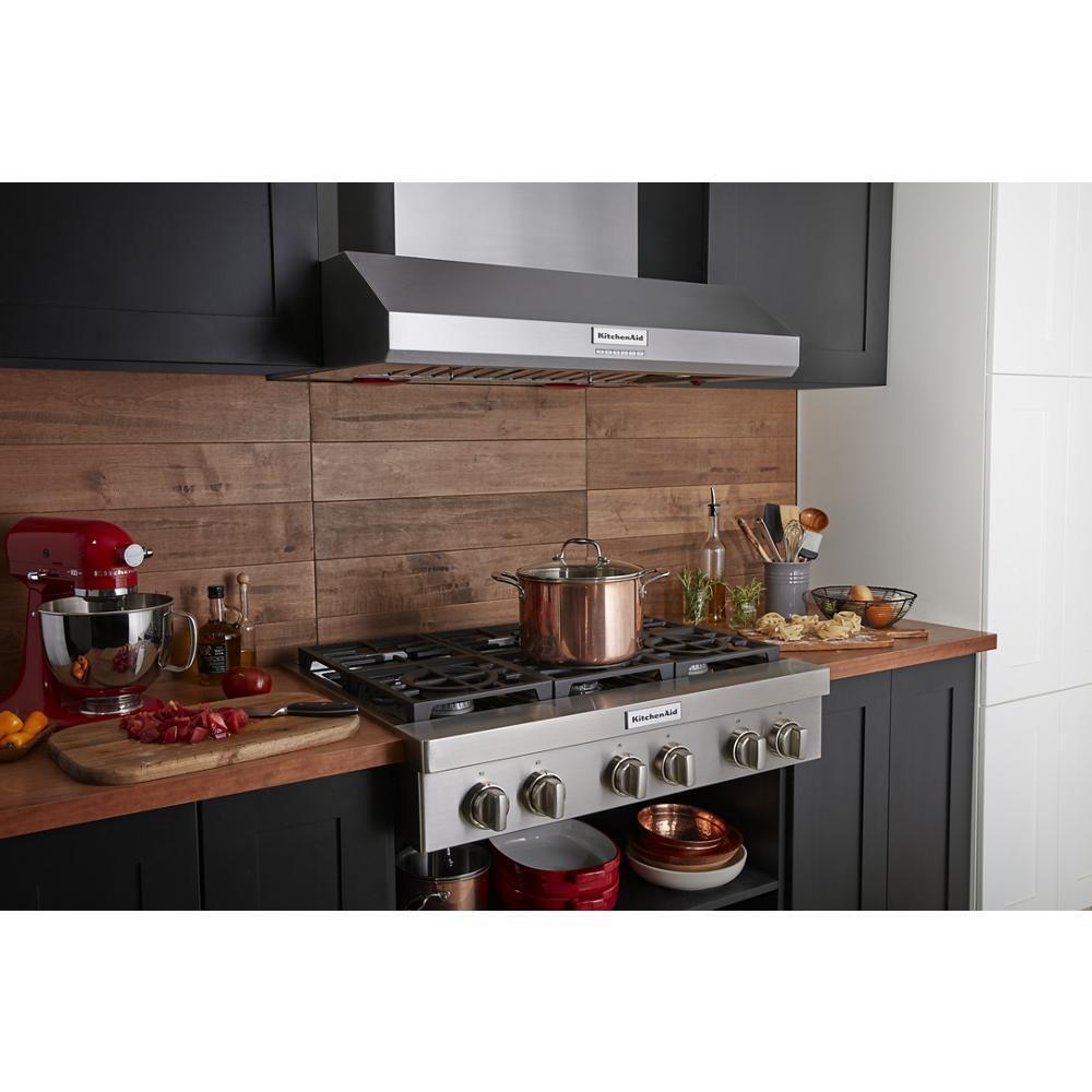 KITCHENAID KCGC506JSS Kitchenaid 36'' 6-burner Commercial-style Gas Rangetop - STAINLE...