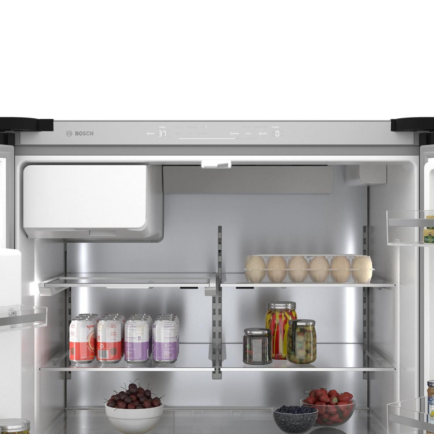 BOSCH B36FD50SNB 500 Series French Door Bottom Mount Refrigerator 36'' Easy Clean ST...