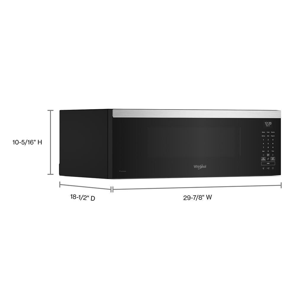 WHIRLPOOL WMML5530RZ Whirlpool 1.1 Cu. Ft. Low Profile Microwave Hood Combination