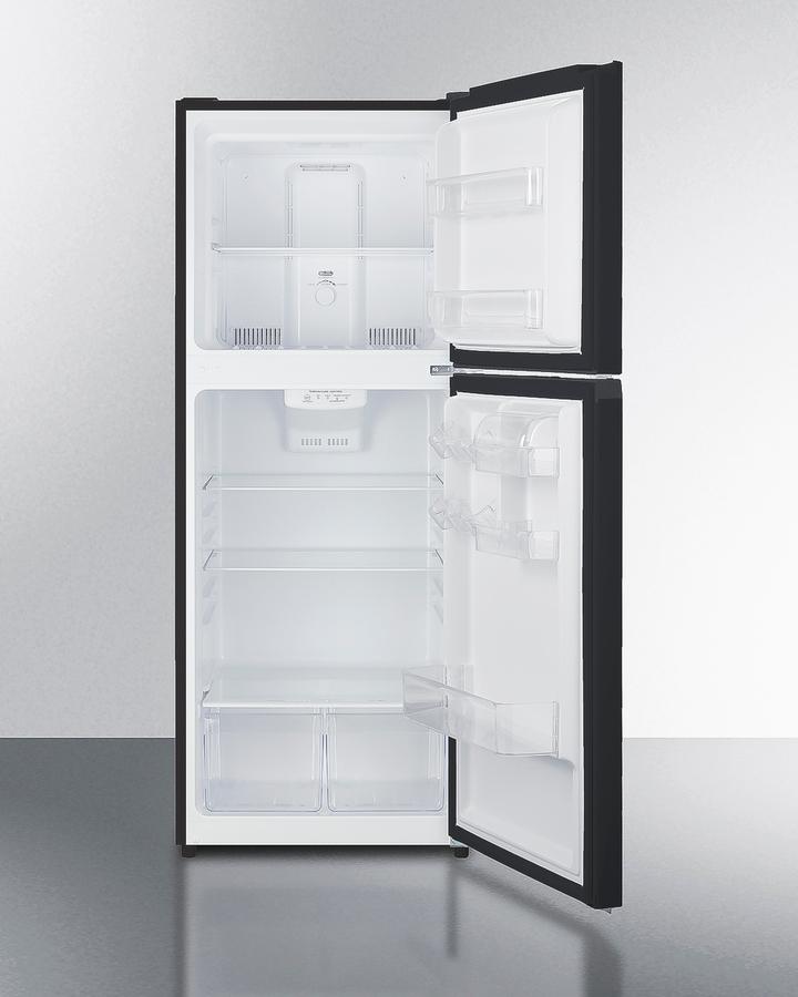 SUMMIT FF1087B Summit 24"" Wide Top Mount Refrigerator-freezer