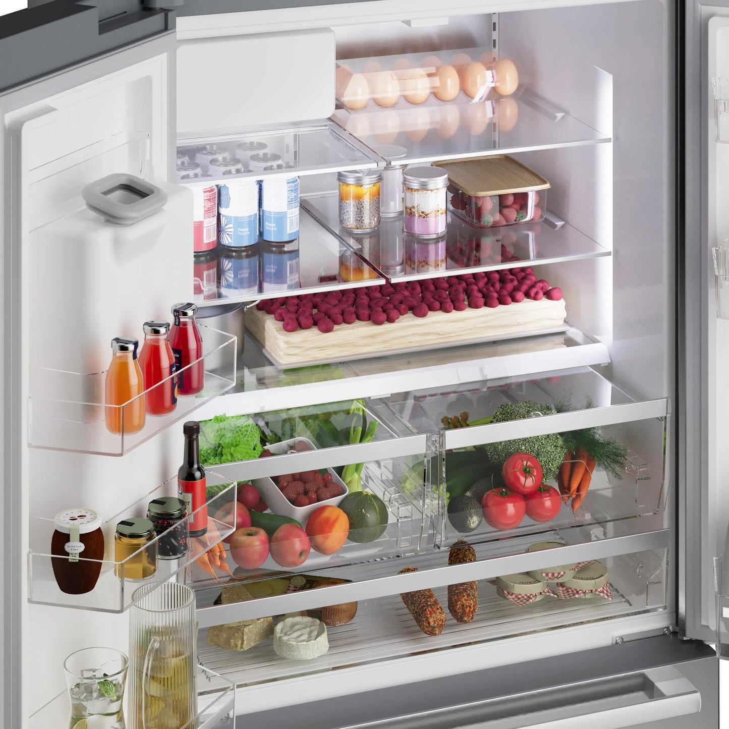 BOSCH B36FD52SNS 500 Series French Door Bottom Mount Refrigerator 36"" Stainless STEE...
